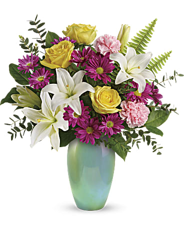 Teleflora's Aqua Artistry Bouquet Bouquet