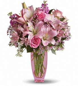 Teleflora's Pink Pink Bouquet with Pink Roses in Kentwood LA, Glenda's Flowers & Gifts, LLC