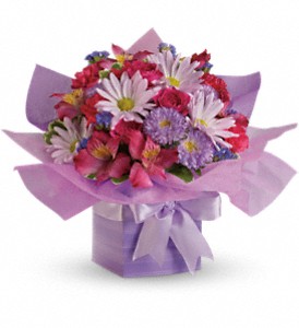 Teleflora's Lovely Lavender Present in Kentwood LA, Glenda's Flowers & Gifts, LLC