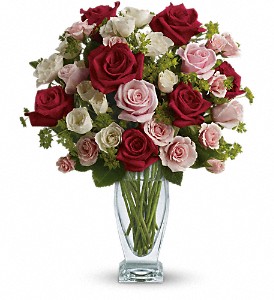 Cupid's Creation with Red Roses by Teleflora in Kentwood LA, Glenda's Flowers & Gifts, LLC