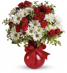 Red White And You Bouquet by Teleflora in Kentwood LA, Glenda's Flowers & Gifts, LLC