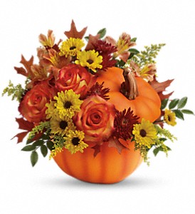 Teleflora's Warm Fall Wishes Bouquet in Kentwood LA, Glenda's Flowers & Gifts, LLC