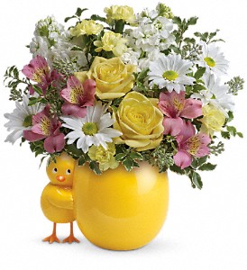 Teleflora's Sweet Peep Bouquet - Baby Pink in Kentwood LA, Glenda's Flowers & Gifts, LLC