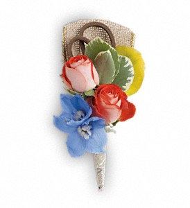 Barefoot Blooms Boutonniere in Kentwood LA, Glenda's Flowers & Gifts, LLC