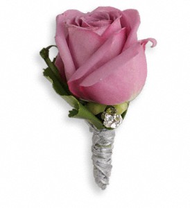 Roses And Ribbons Boutonniere in Kentwood LA, Glenda's Flowers & Gifts, LLC