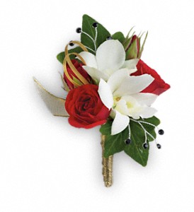 Star Studded Boutonniere in Kentwood LA, Glenda's Flowers & Gifts, LLC