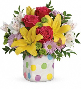 Teleflora's Delightful Dots Bouquet in Kentwood LA, Glenda's Flowers & Gifts, LLC