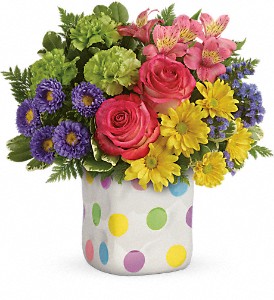 Teleflora's Happy Dots Bouquet in Kentwood LA, Glenda's Flowers & Gifts, LLC