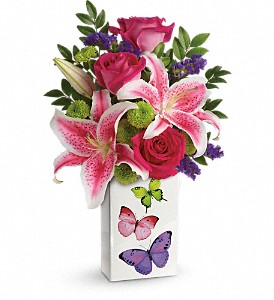 Teleflora's Brilliant Butterflies Bouquet in Kentwood LA, Glenda's Flowers & Gifts, LLC